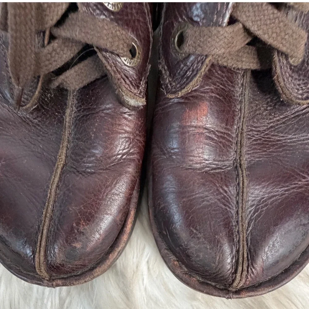 Dr. Martens Mens Brown Leather Split Toe Chukka Boots Air Cushion Sole US 10